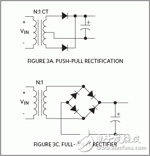 正确选择配合MAX13256工作的变压器,Figure 3. MAX13256 secondary rectifier topologies.,第4张