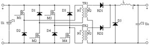 WEDM脉冲电源恒流输出双管正激交错DCDC变换器设计,第2张