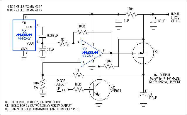 P-FET Linear Regulator Has Low,Figure 2. At low output current, these p-channel MOSFETs exhibit low source-to-drain voltage (i.e., dropout voltage in the Figure 1 circuit).,第3张