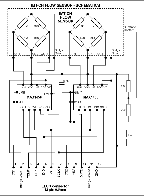 Miniature Flow Sensor Has Elec,Figure 4. The pressure-sensor module consists of a dual flow sensor and two signal-conditioner ICs.,第6张