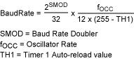 使用EconOscillator时钟和8051微处理器-Us,Equation 1,第2张