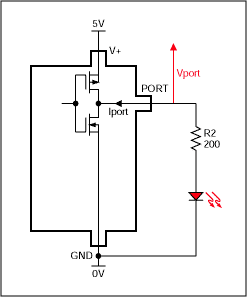 驱动LED与推挽输出端口扩展器-Driving LEDs w,Figure 2. Alternative LED connection.,第5张