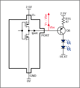 驱动LED与推挽输出端口扩展器-Driving LEDs w,Figure 11. Active-low, constant current source LED drive.,第14张