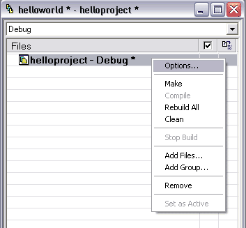 IAR编译器和MAXQ2000评估板使用入门,图4. 在项目上单击右键,第2张
