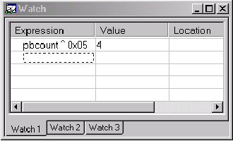 IAR编译器和MAXQ2000评估板使用入门,图11. IAR Embedded Workbench中表达式的Watch窗口,第9张