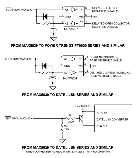 Dual Voltage Tracking Circuit,Figure 19. Enable signal interface ciruit options including delayed options.,第29张