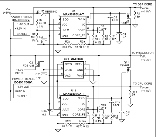 Dual Voltage Tracking Circuit,Figure 21. Complete cascade type-B system circuit.,第31张