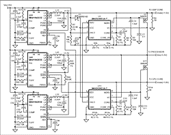 Dual Voltage Tracking Circuit,Figure 20. Complete type-A system circuit utilizing MAX1842 step-down controller ICs.,第30张