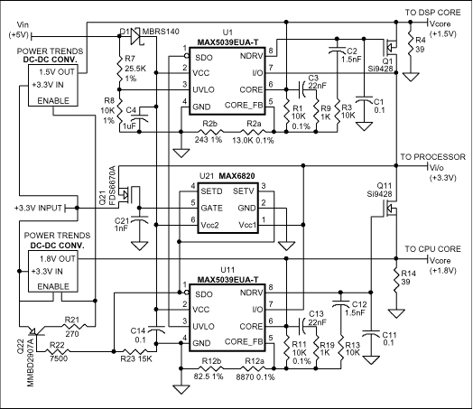 Dual Voltage Tracking Circuit,Figure 22. Complete parallel type-B system circuit.,第32张