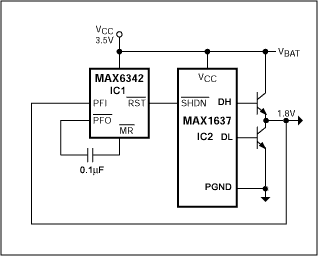 自动重试控制器套装在电信中应用,Figure 1. The circuit adds auto-retry capability to IC2, thereby enhancing its usefulness for telecom and other applications.,第2张