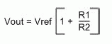 控制变压电源使用DS1809-Controlling a V, Equation 1. VOUT Formula.,第3张
