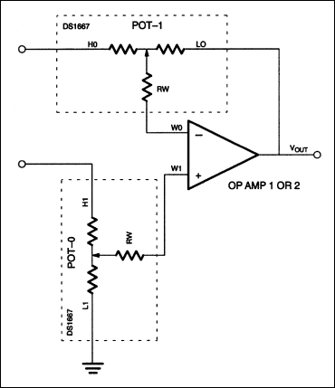 LCD对比度控制的半导体数字电位器-LCD Contrast,Figure 10. Programmable amplifier.,第14张