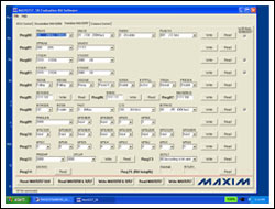 MAX9257MAX9258评估板I&sup2;C模式工作,图8. 设置所有参数后的Serializer MAX9257页面parameters.,第7张