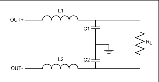 D类音频放大器节省电池寿命-Class D Audio Am,Figure 6. A balanced, 2-pole, lowpass Butterworth filter is ideal for most Class D applications.,第9张