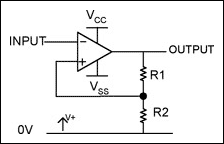 建立比较器的外部滞回电压,图4. 具有滞回的简单电路,第5张