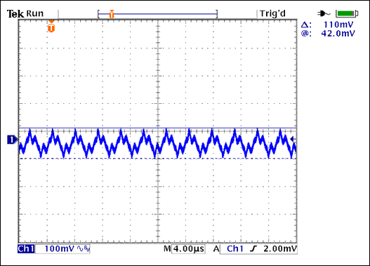 50瓦特内部总线结构(IBA)电源,图4. 12V/4.2A (输入为48VDC)时的纹波及噪声,第5张