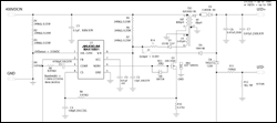 离线LED驱动器参考设计,Offline LED Drive,Figure 2. Schematic of the LED driver reference design.,第2张
