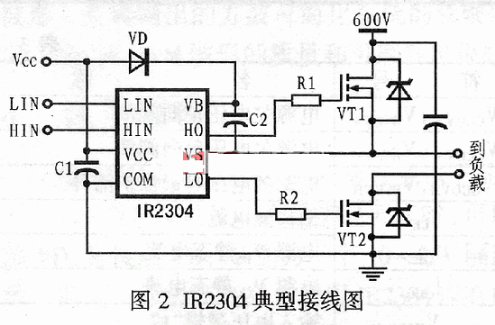 IR2304半桥驱动集成电路原理及应用,第3张