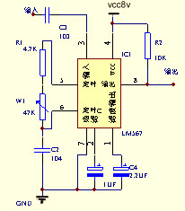 LM567通用音调译码器集成电路工作原理及应用,第4张