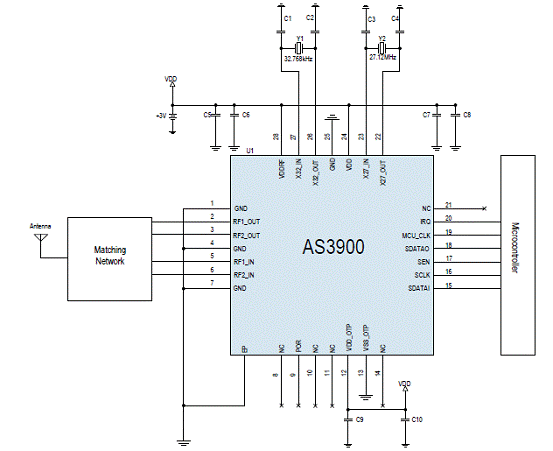 AS3900设计的低功耗FSK收发方案,第3张