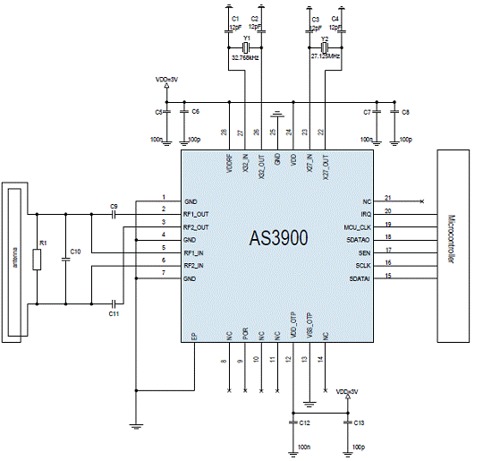 AS3900设计的低功耗FSK收发方案,第4张