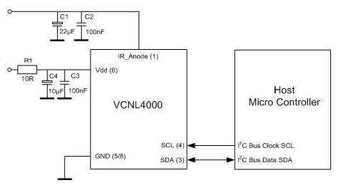 Vishay推出首款三合一环境光传感器 VCNL4000,第3张
