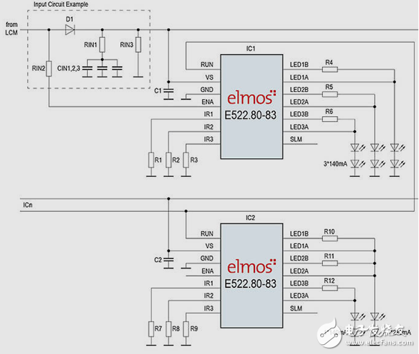 elmos全新LED线性恒流驱动方案－卓越性能满足多种应用,第2张