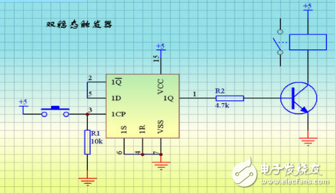 CD4013集成电路信号传送特性及应用电路（多地控制灯开关）,CD4013集成电路信号传送特性及应用电路（多地控制灯开关）,第9张