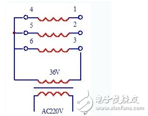 三相异步电动机绕组接线图和首末端判断方法图解,三相异步电动机绕组接线图和首末端判断方法图解,第4张