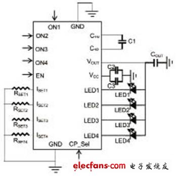 基于电荷泵的四路LED驱动解决方案,第3张