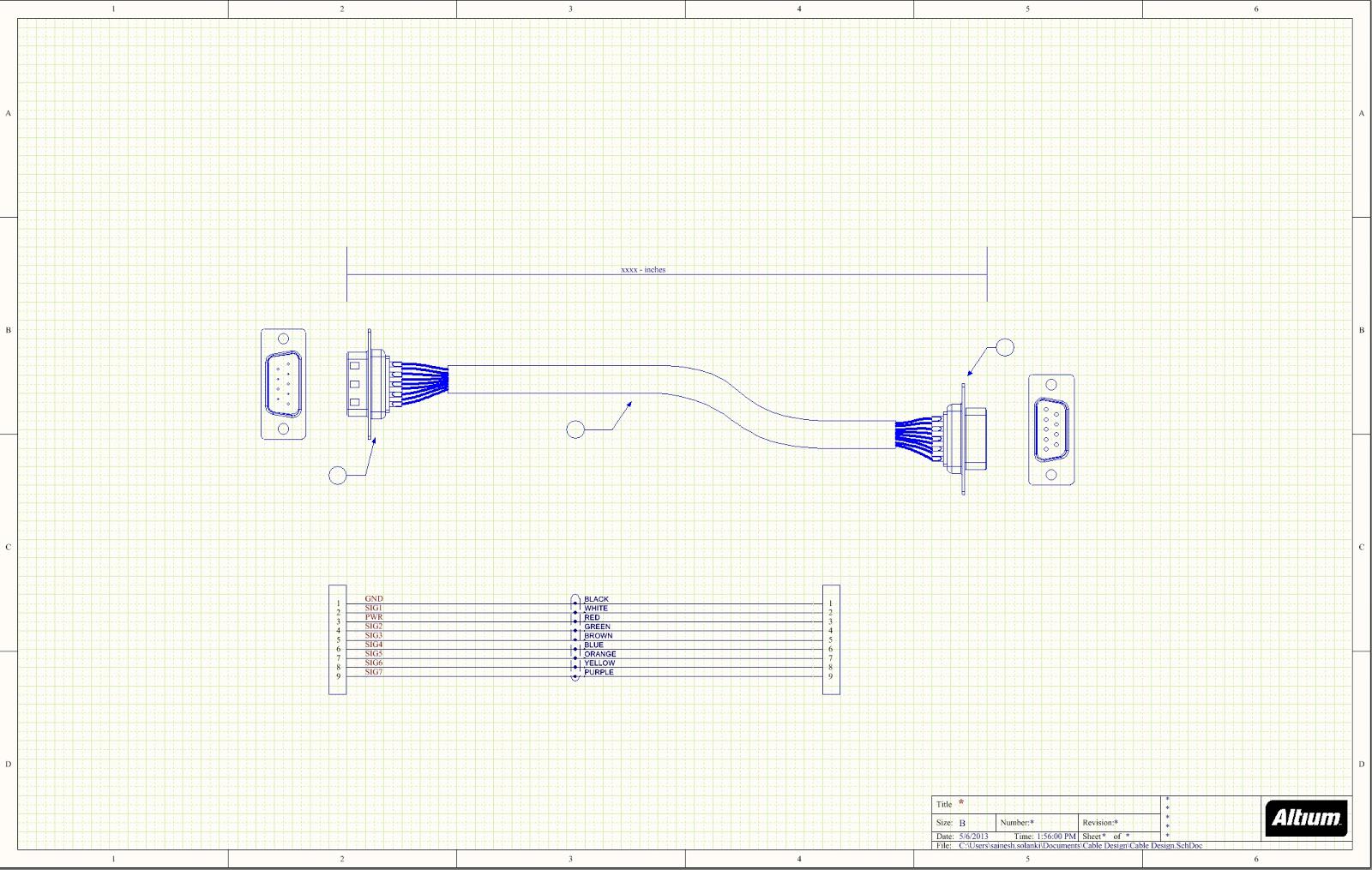 CAD教程之电缆装配的绘制（英文版）,CAD教程之电缆装配的绘制,第2张