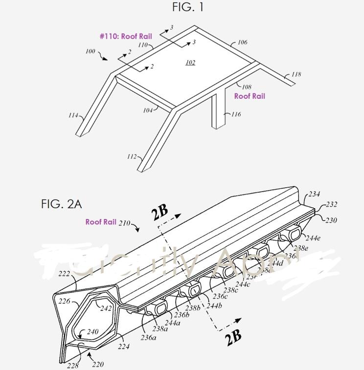 美国公布苹果的几项专利,涉及汽车车身通风系统,黑科技，前瞻技术，苹果汽车专利,车身通风系统,苹果泰坦项目,第3张