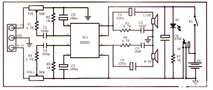 如何设计音响电路 扬声器原理分析,如何设计音响电路 扬声器原理分析,第11张