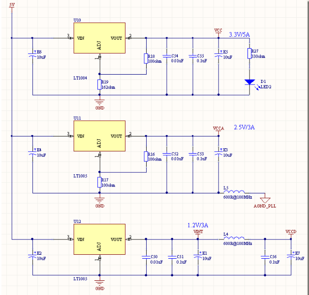 基于FPGA的低压差正压可调稳压器应用电路设计,基于FPGA的低压差正压可调稳压器应用电路设计,第5张