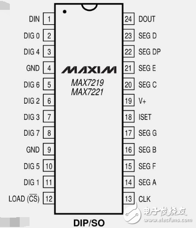 max7219驱动4个数码管连接图,max7219驱动4个数码管连接图,第2张