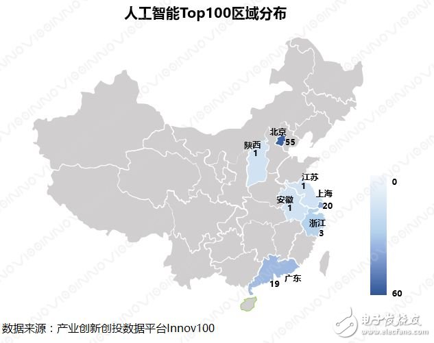 人工智能创新企业排名分析——Top100区域,人工智能创新企业排名分析——Top100区域,第4张