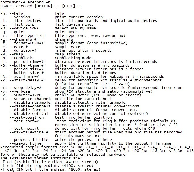 Linux下ALSA音频工具amixer,aplay,arecord,第2张