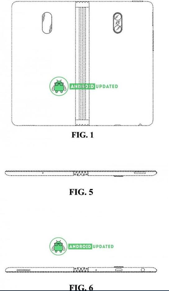 OPPO折叠屏手机专利曝光采用了屏幕向后凹折设计,OPPO折叠屏手机专利曝光采用了屏幕向后凹折设计,第3张