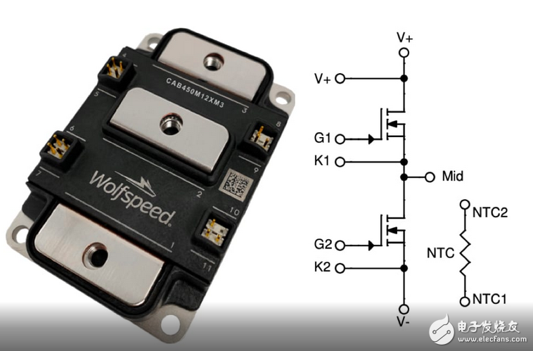 Wolfspeed推出适用于电动车充电器的1200V 450A全碳化硅半桥模块,Wolfspeed推出适用于电动车充电器的1200V 450A全碳化硅半桥模块,第2张
