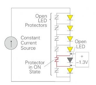 LED开路保护器在LED灯串中的应用解析,LED开路保护器在LED灯串中的应用解析,第2张