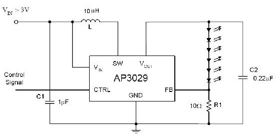 基于AP3029驱动串联WLED应用的设计方案,基于AP3029驱动串联WLED应用的设计方案,第2张