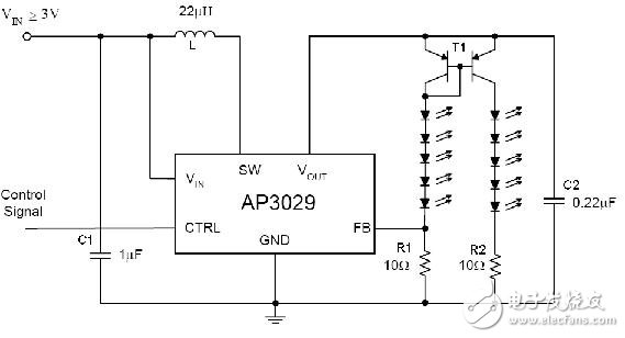 基于AP3029驱动串联WLED应用的设计方案,基于AP3029驱动串联WLED应用的设计方案,第4张