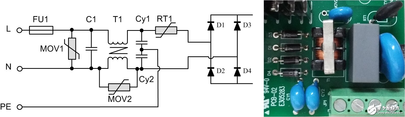 电源模块中EMC前级电路对抗浪涌电路的影响,电源模块中EMC前级电路对抗浪涌电路的影响,第3张