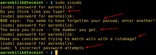 自定义 sudo 在你输入错误的密码时嘲讽信息,第3张