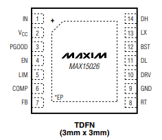 DC-DC同步降压控制器MAX15026的性能特点及应用范围,DC-DC同步降压控制器MAX15026的性能特点及应用范围,第2张