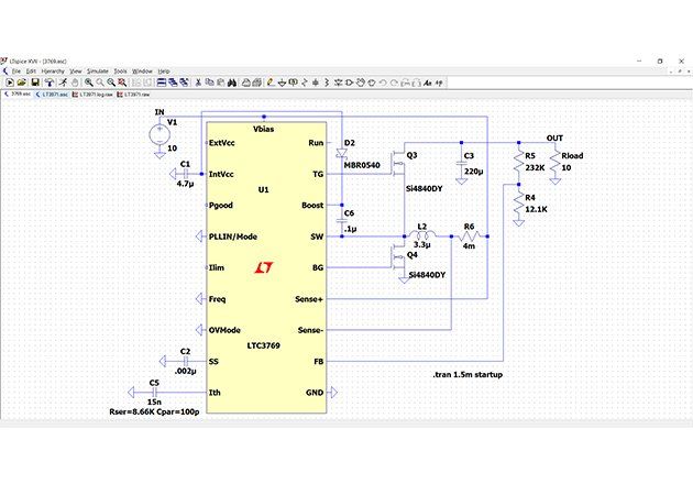 分享使用 LTspice 进行电源电路设计的技巧,图1。 ,第2张