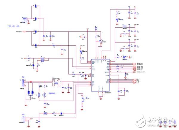 MC9S12G系列方案如何调节输入电源和所有内部电压,参考原理图1,第3张