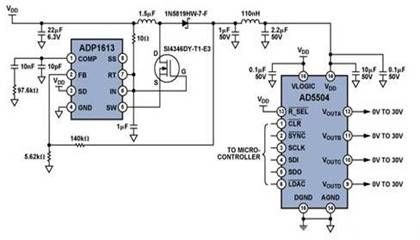 升压电源和高压DAC为天线和滤波器提供调谐信号,第2张