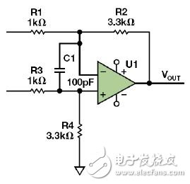 几个经典差动放大器应用电路详解,图 6. 输入电容降低高频反馈,第10张