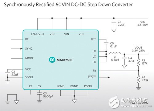 Maxim Integrated推出超高效率、高可靠性60V、2.5A DC-DC稳压器,第2张